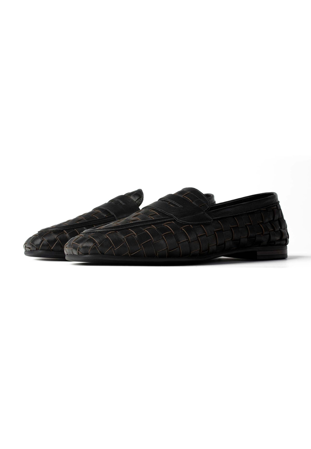 Mocassins Walking Under Golden Skies - Noir