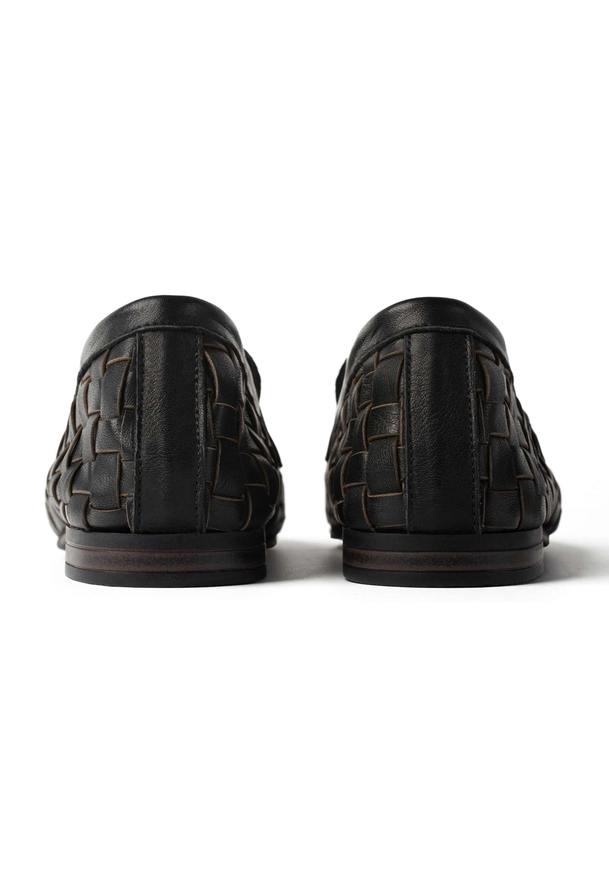 Mocassins Walking Under Golden Skies - Noir