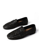Walking Under Golden Skies Flat Shoes - Black