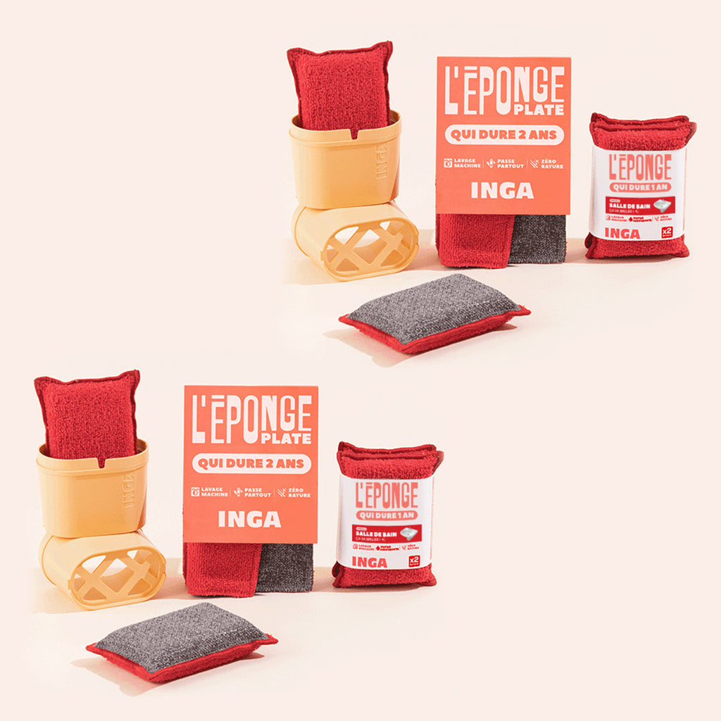 Pack Éponges, Éponges Salle De Bain Et Plates