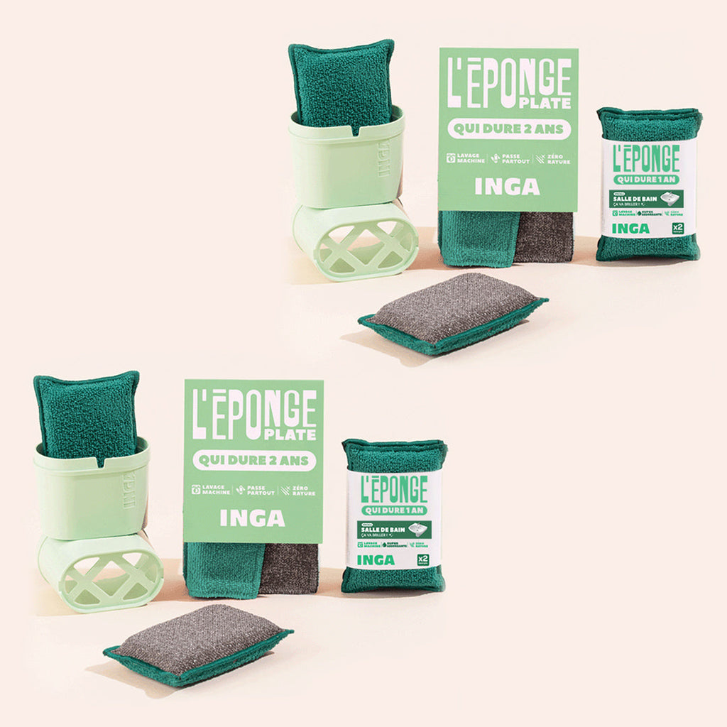 Pack Éponges, Éponges Salle De Bain Et Plates