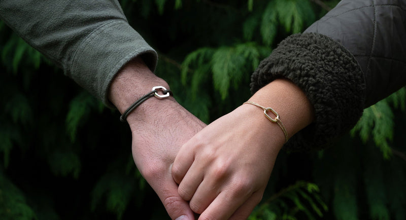 Bracelet Pack Tige X Filin - Kaki Et Or