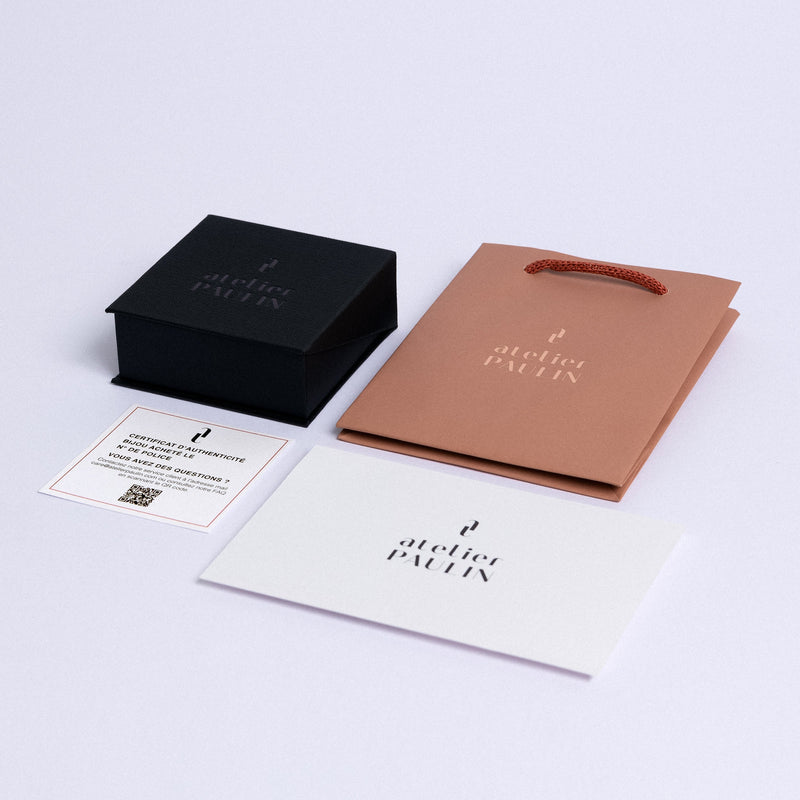 Bracelet Epsilon Squared Martelé - Vermeil