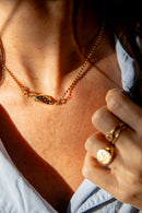 Orange Talisman Necklace