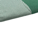 Zoom sobre la Fouta nido de abeja verde esmeralda - BY FOUTAS