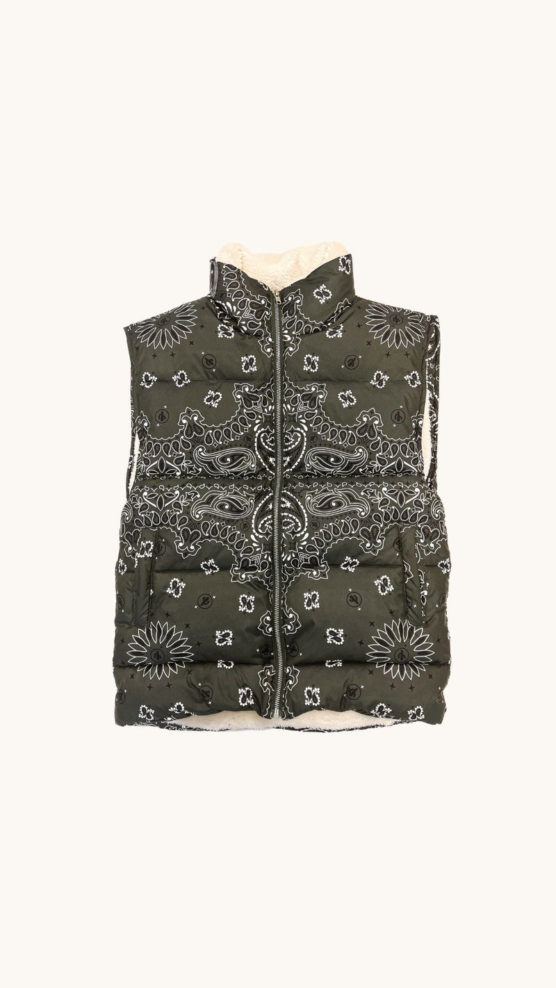 Phoenix Sleeveless Jacket Kaki