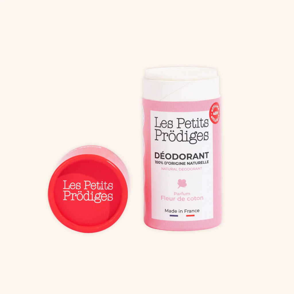 Déodorant solide fleur de coton naturel peaux sensibles efficacité 48h