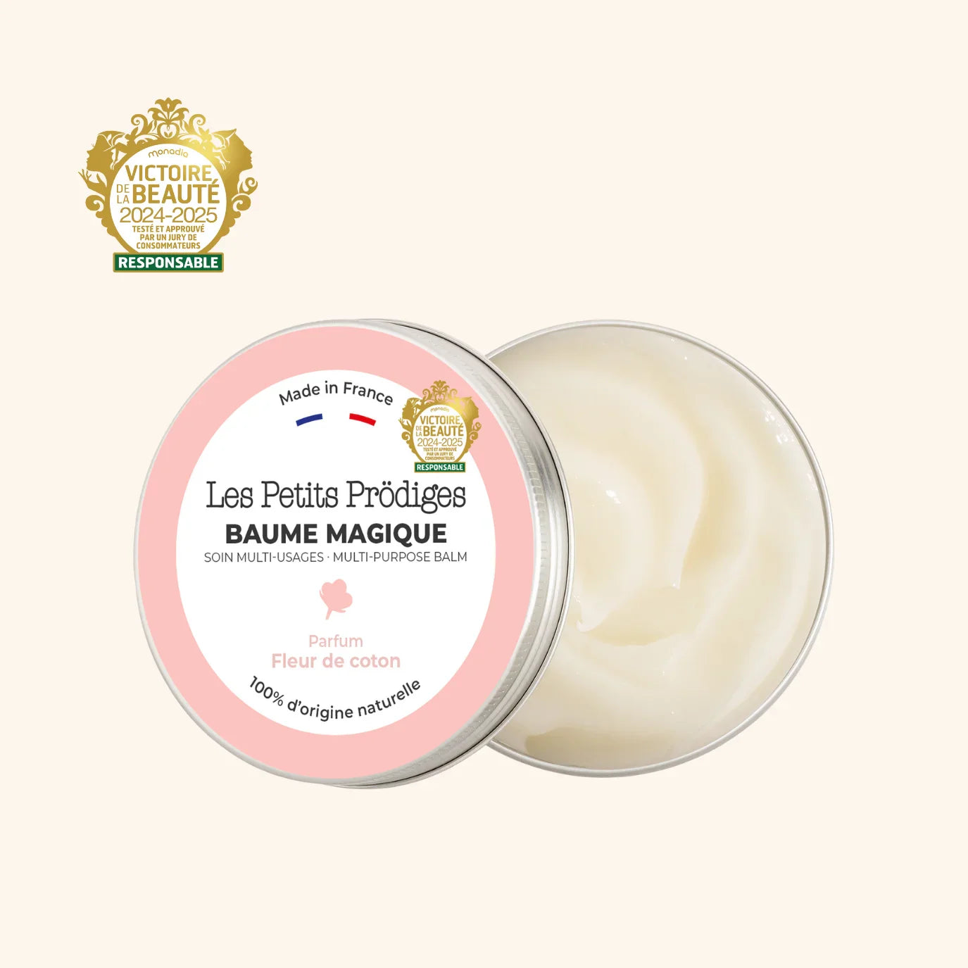 Baume magique fleur de coton multi-usages douceur visage corps