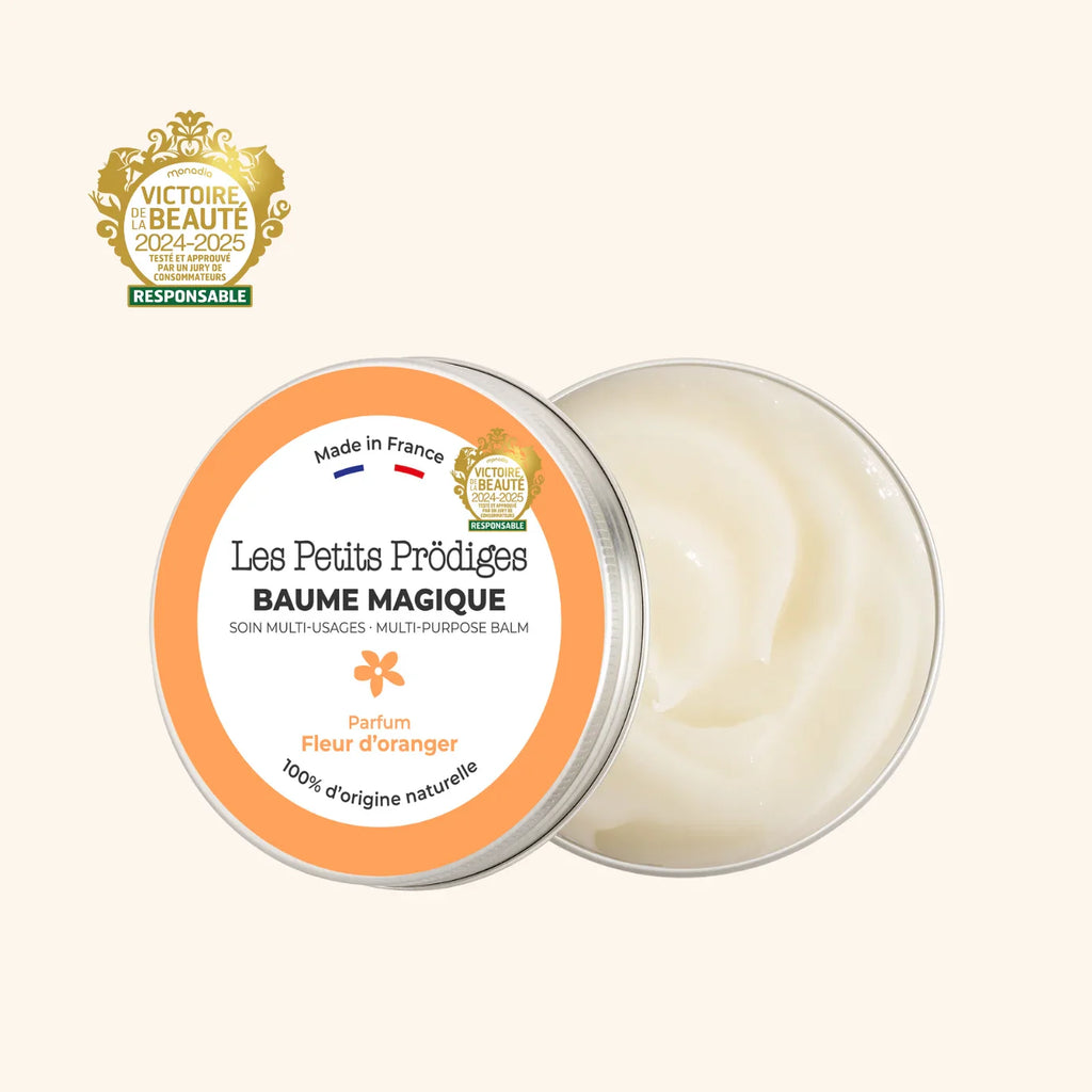 Baume magique fleur d’oranger multi-usages nourrissant peau sensible