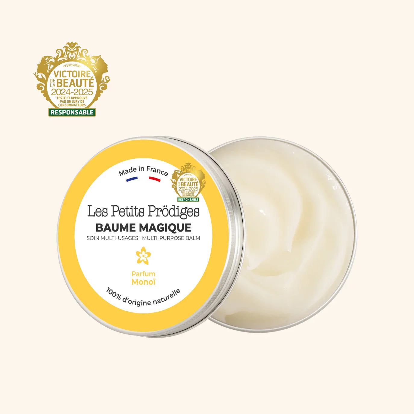 Baume magique monoï multi-usages nourrissant visage corps cheveux