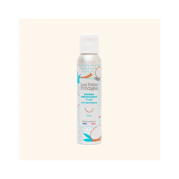 Organic coconut airy foam facial cleansing powder
