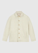 Padded Overshirt Jacket - White Sand