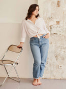 JEAN GIRLFRIEND BLEU PAIGE PETITE MENDIGOTE