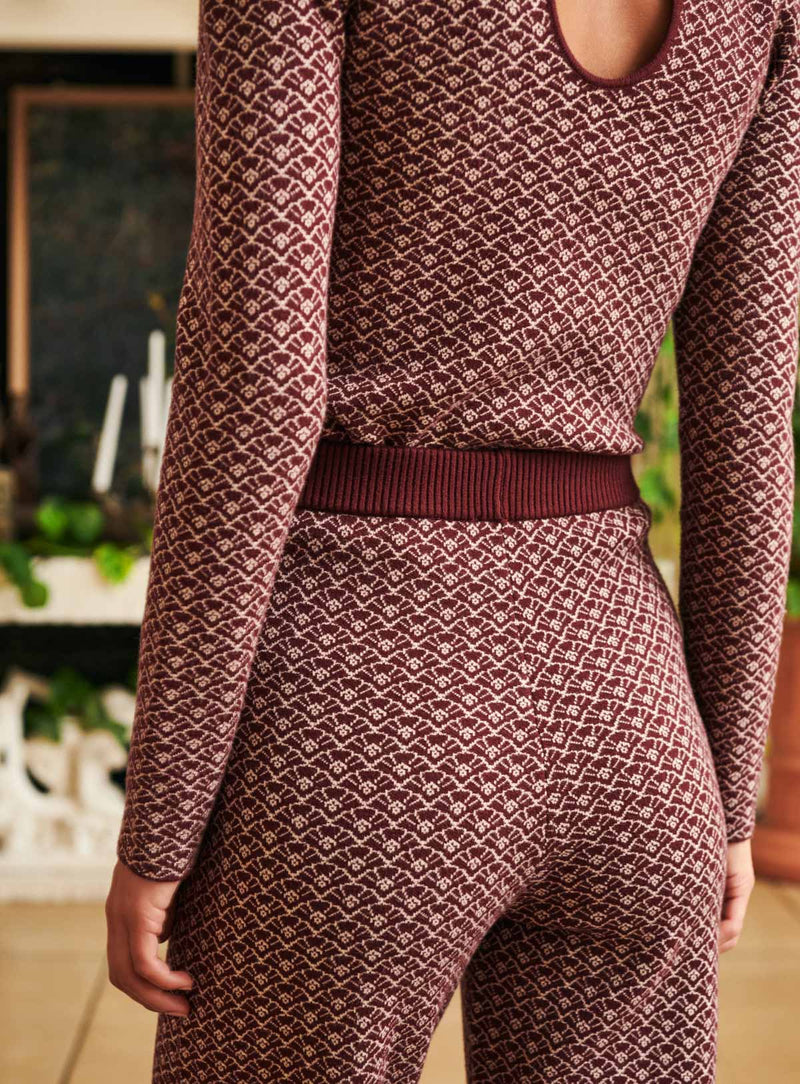 Pantalon Paloma - Aubergine