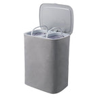 Panier À Linge Avec Couvercle Sven - 50L - Gris