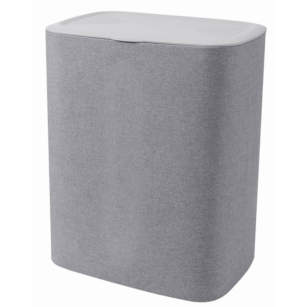 Panier À Linge Avec Couvercle Sven - 50L - Gris