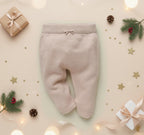 Pantalon Leandre Rose Poudré 100% Laine - Bébé