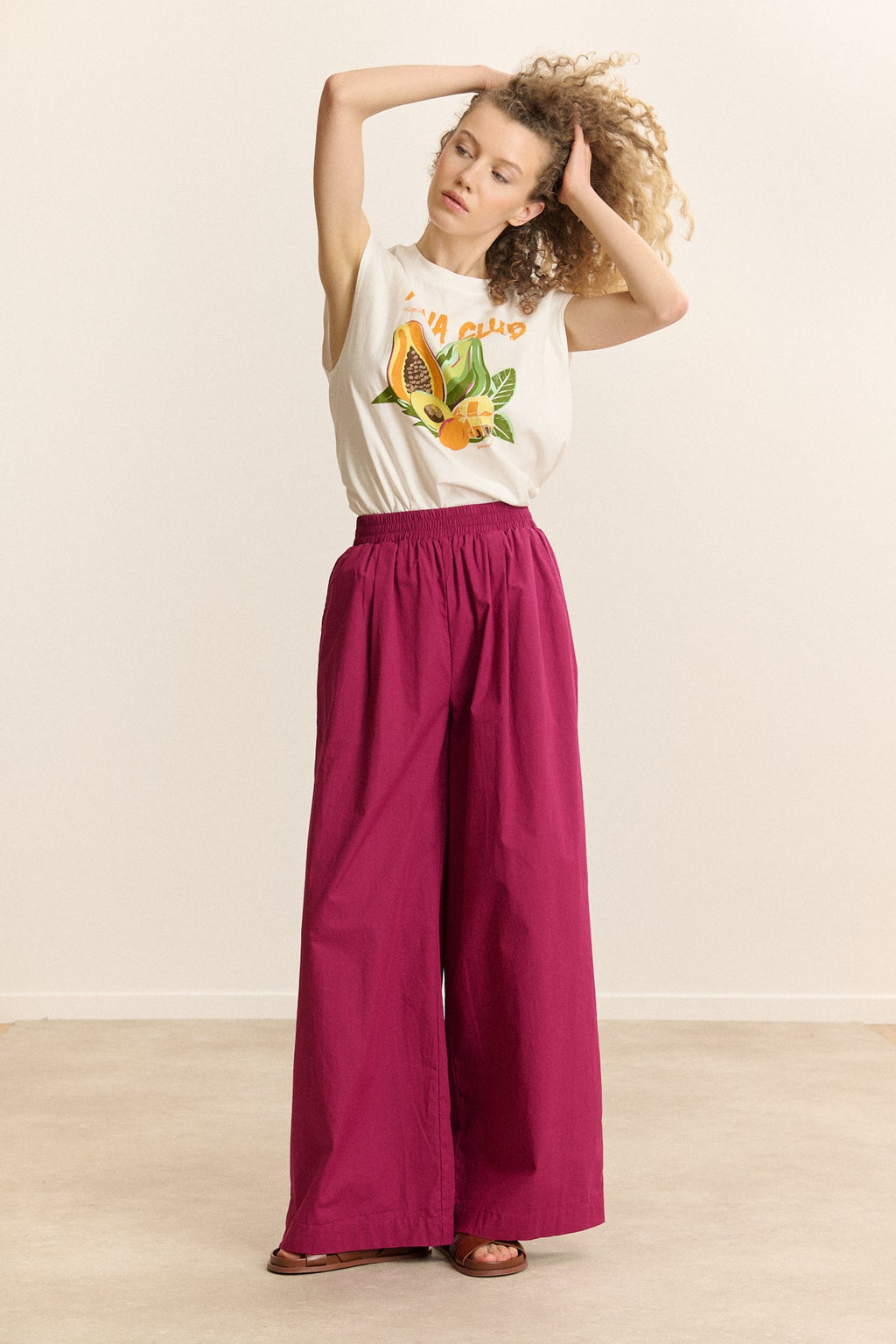 Pantalon Colas - Grenat