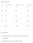 Pantalon Droit Trompe-L'Œil Orné Dentelle - Cookie