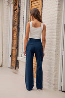 Pantalon Le Tiago - Bleu Marine - Femme