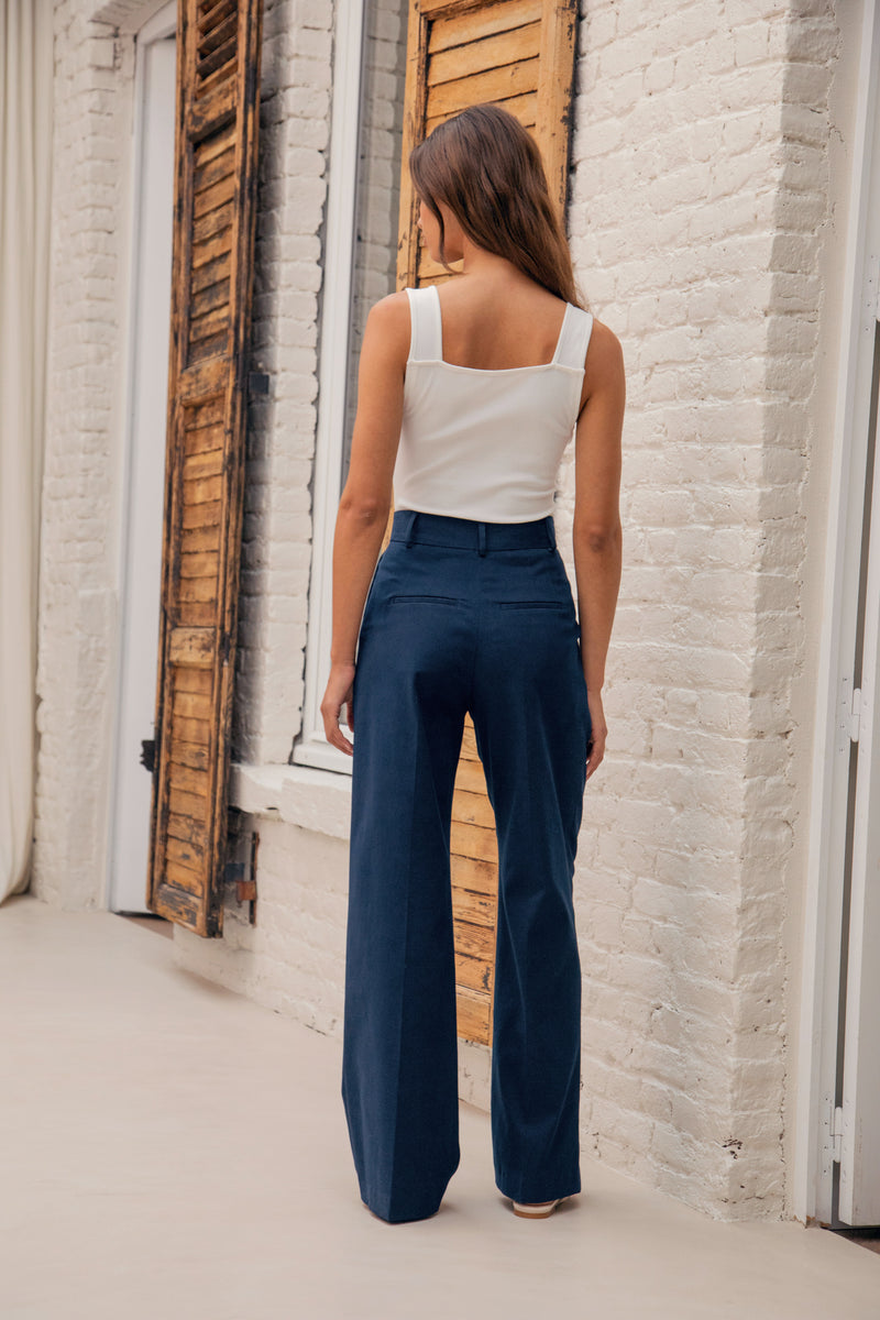 Pantalon Le Tiago - Bleu Marine - Femme