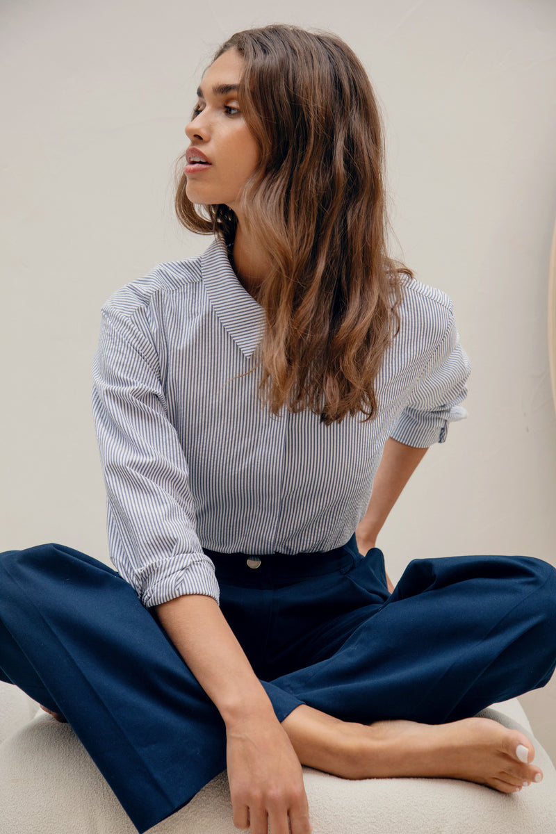 Pantalon Le Tiago - Bleu Marine - Femme