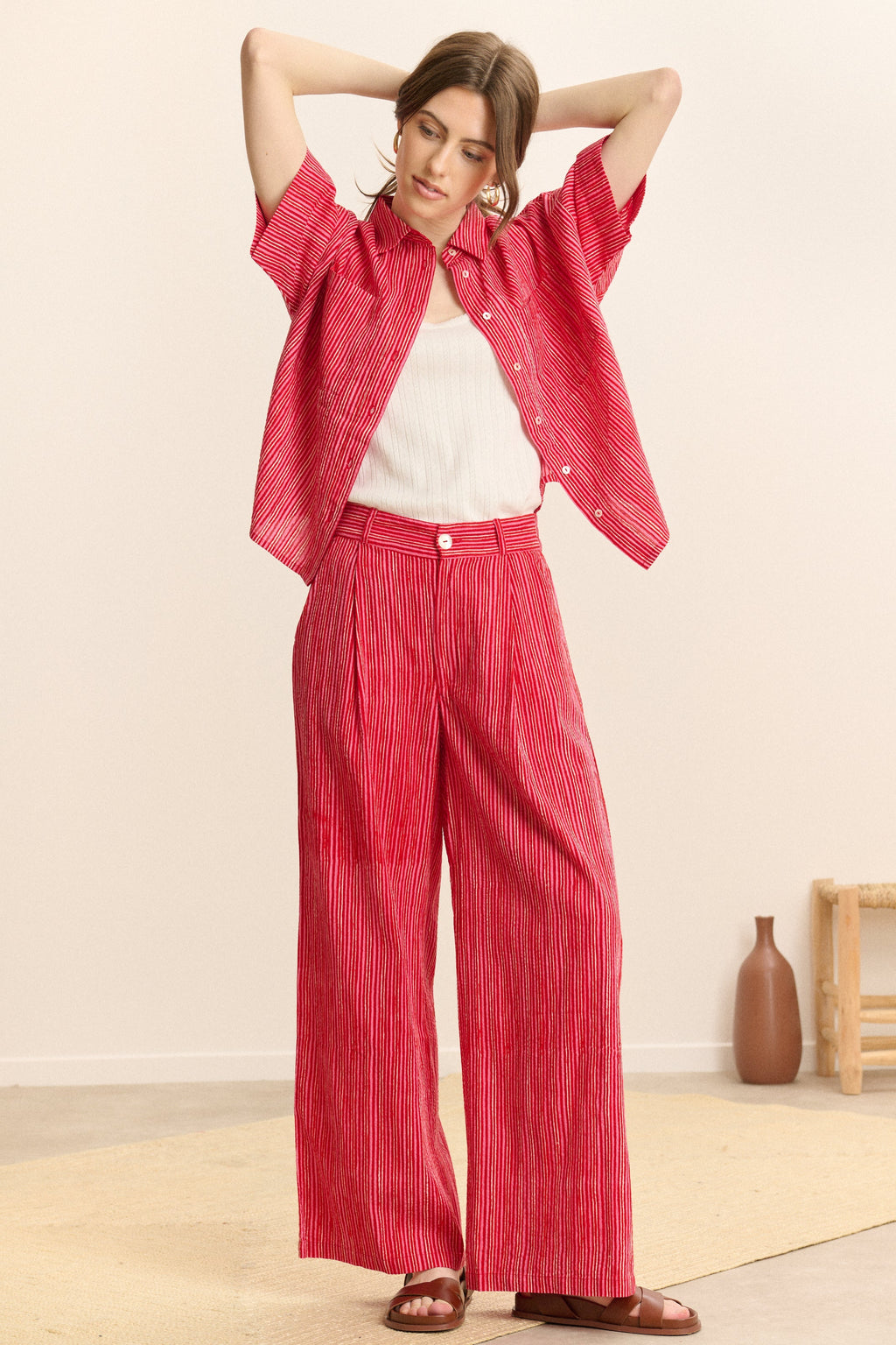 Pantalon Tofu - Rose