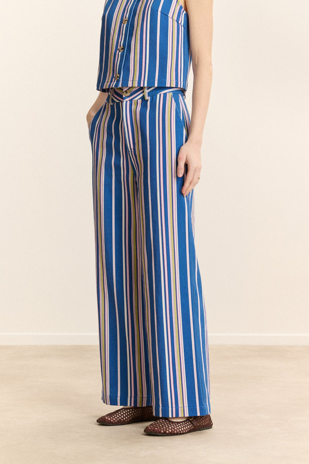 Pantalon Victorine - Bleu