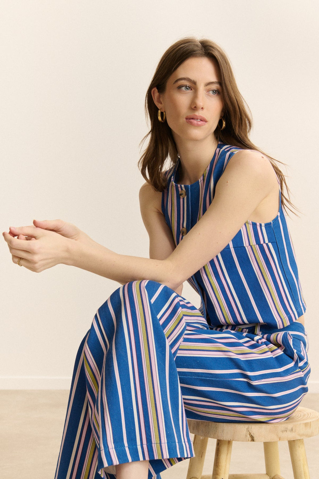 Pantalon Victorine - Bleu