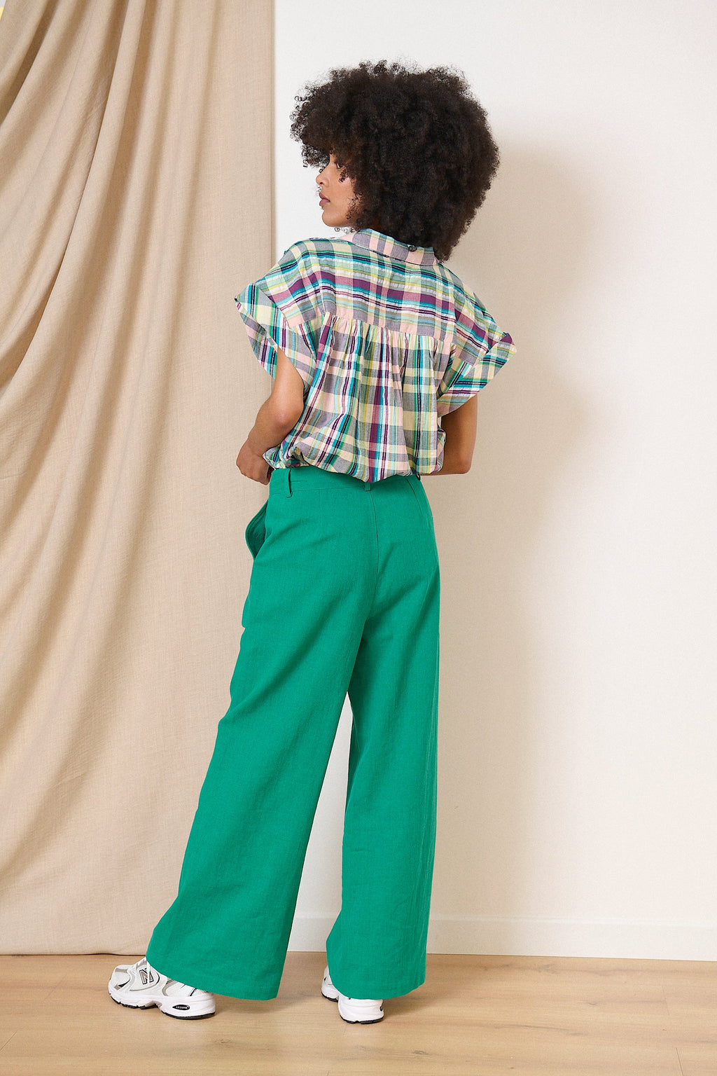 Pantalon Victorine - Turquoise