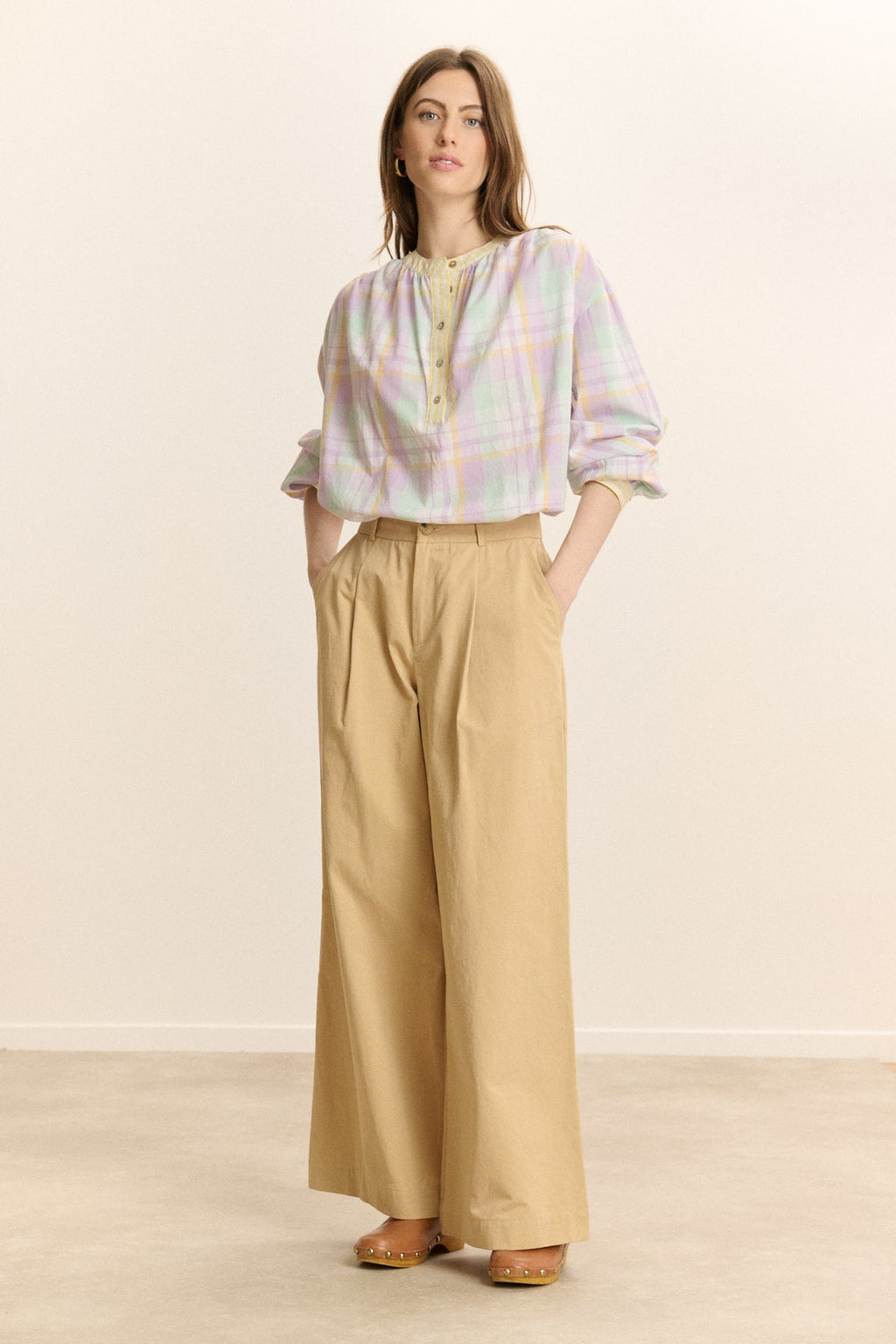 Pantalon Voltaire - Beige