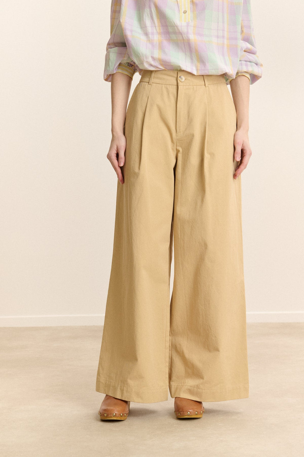 Pantalon Voltaire - Beige