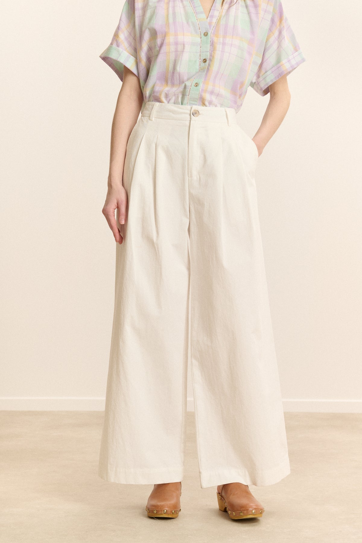 Pantalon Voltaire - Blanc