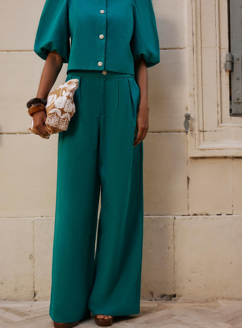 Pantalon Diane - Emeraude