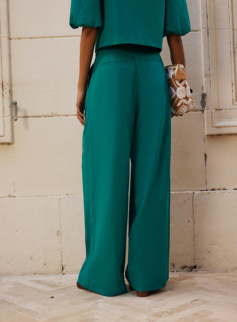 Pantalon Diane - Emeraude