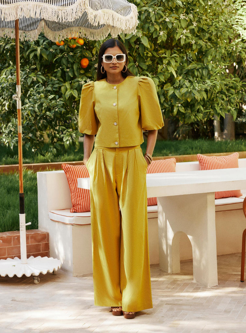 Pantalon Diane - Ocre