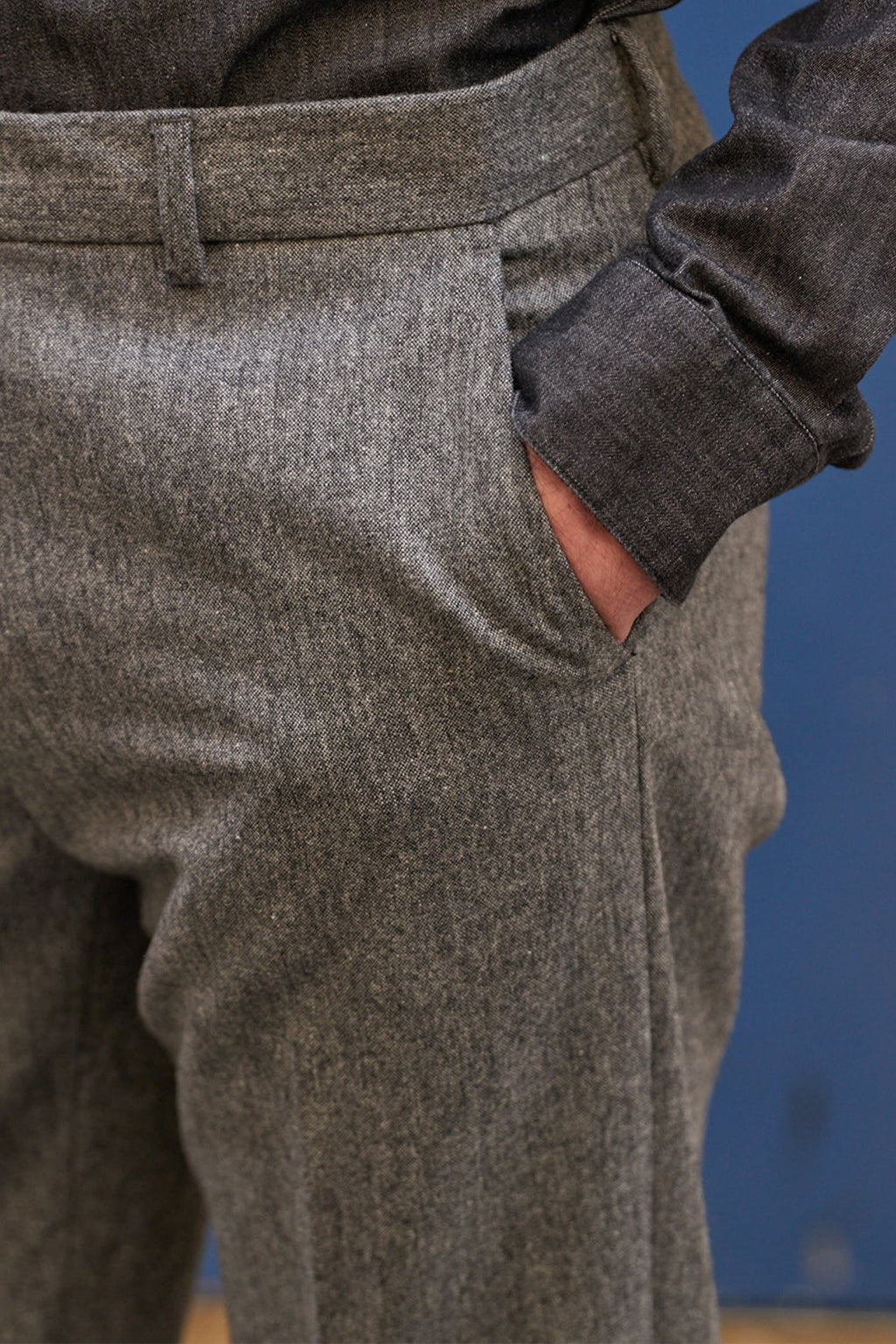 Eluard P Suit Trousers - Smoke