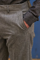 Pantalon De Costume Eluard P - Fumee