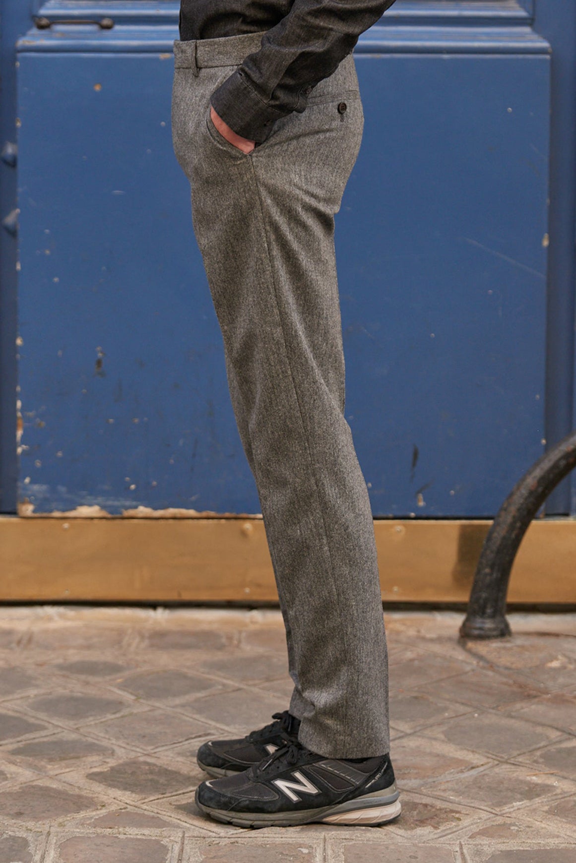 Eluard P Suit Trousers - Smoke