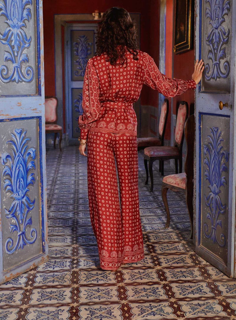 Pantalon Pauline - Bordeaux