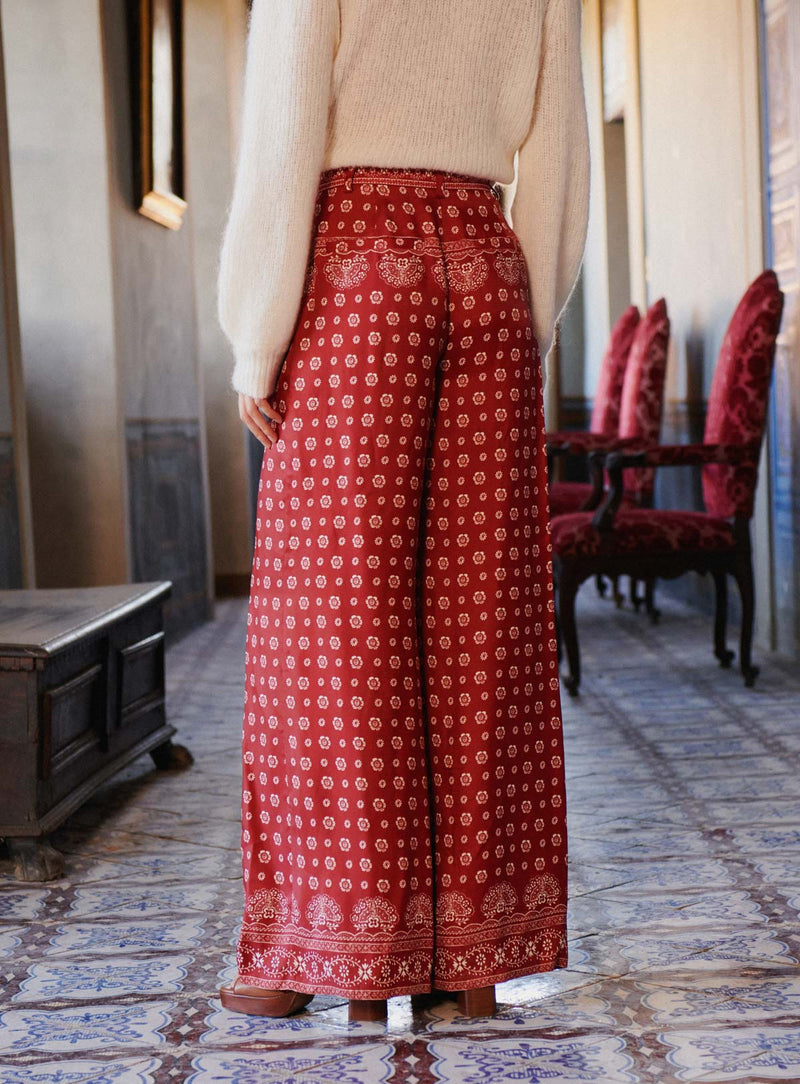 Pantalon Pauline - Bordeaux