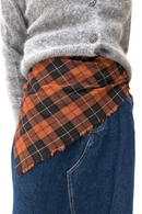 Foulard Madras Marron