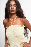 Robe Par Strapless Yellow