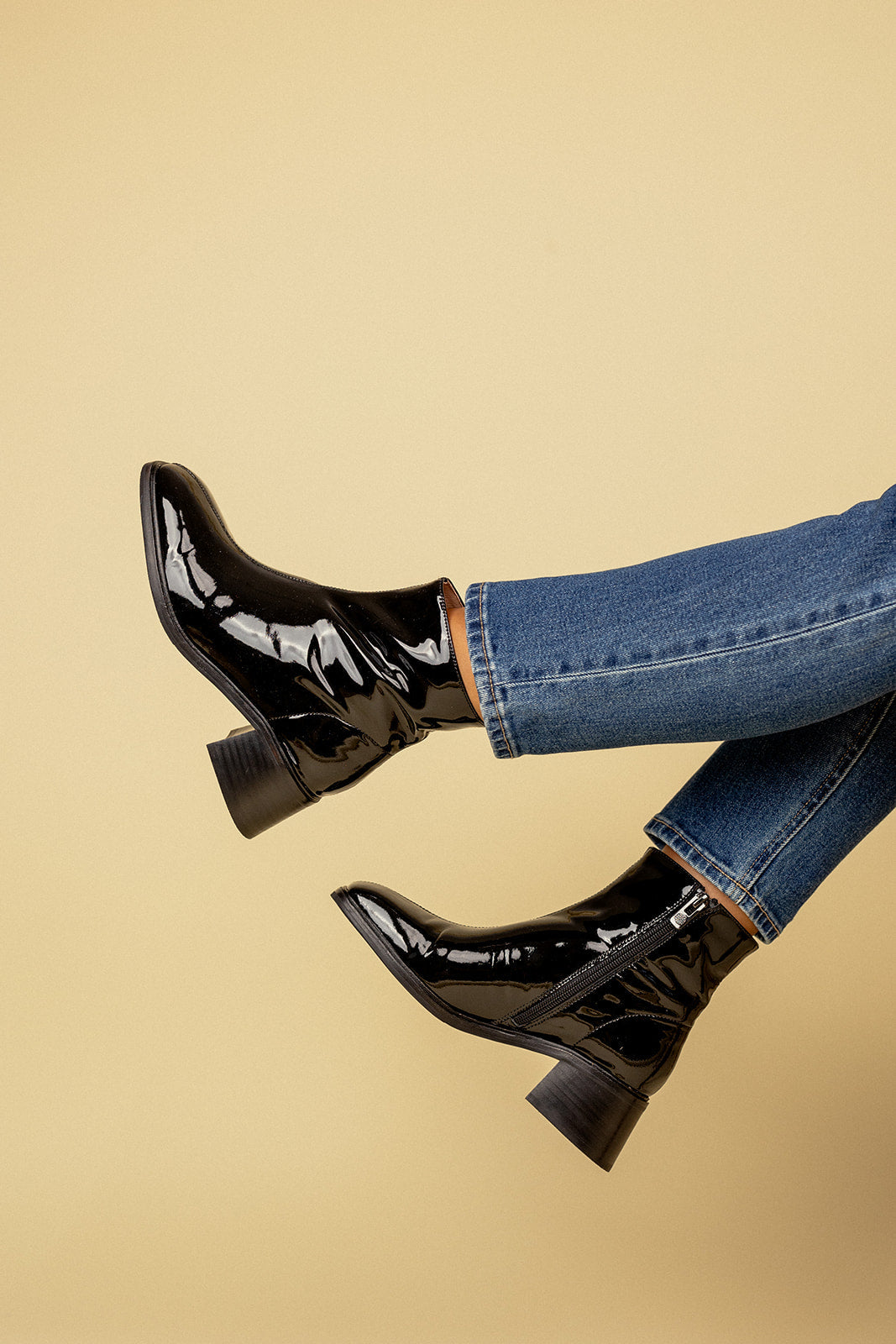Bottines Paris - Noir Vernis