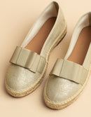 Espadrilles Parsienne - Toile Lin Dore - Femme