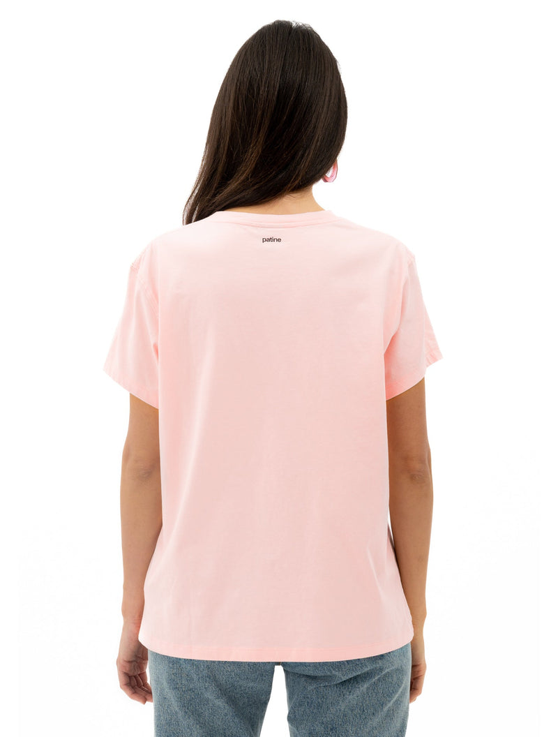 Le Tee-Shirt Iconic Willie® Jersey Bio-Recyclé Rose Milkshake