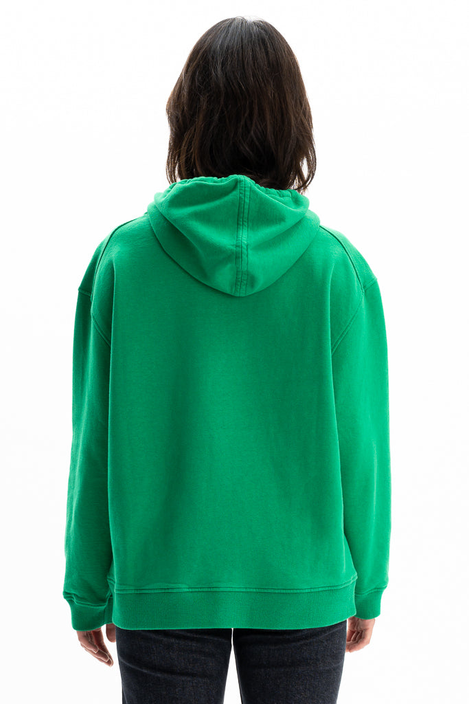 Le Sweatshirt Hoodie Marty® Molleton Bio-Recyclé Vert Hollywood