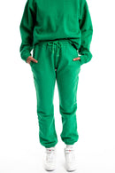 Le Jogging Marty® Molleton Bio-Recyclé Vert Hollywood