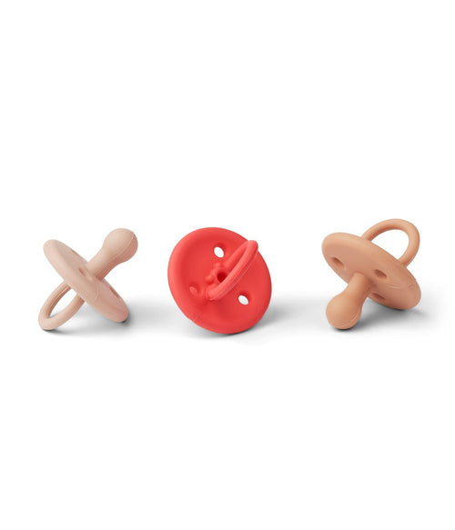 Lot De 3 Sucettes Paula - Mélange De Pommes Rouges