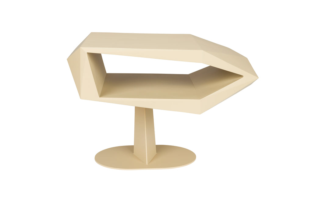 North - Side Table - Resin - Beige